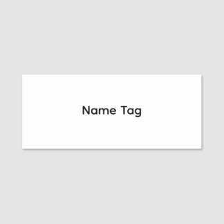 Simple Personnalisé | Étiquette de nom classique