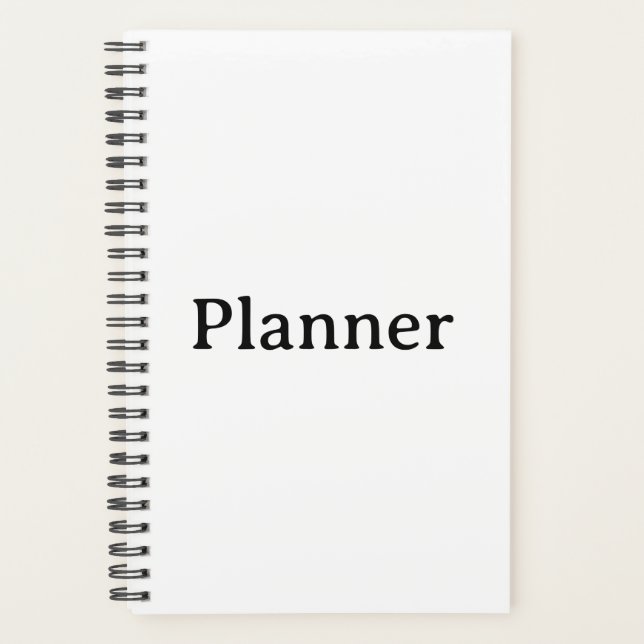 Simple petit 5,5" x 8,5" couverture souple, Spiral (Devant)