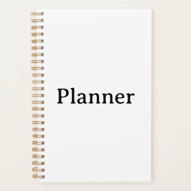 Simple Petit Couverture rigide 5.5" x 8.5", Spiral (Devant)