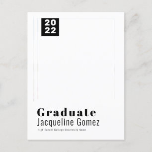 Simple Photo Graduation 2022 Invitation du parti
