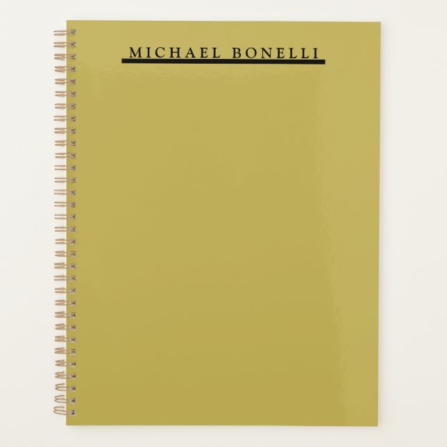 Simple Plain Moderne Elégant Vegas Couleur Or (Devant)