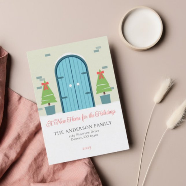 Simple porte avant de Noël Déménagement Faire-part (Créateur téléchargé)