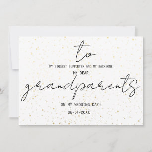 Simple pour mes grands-parents le jour de mon mari