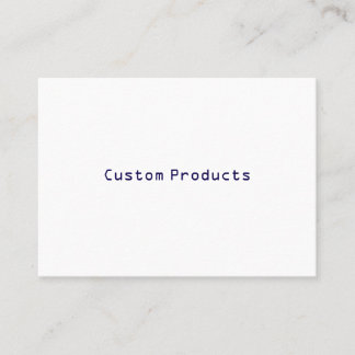 Simple promotion de marque, carte de visite puissa