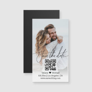 simple qr code couple photo enregistrer la date ai