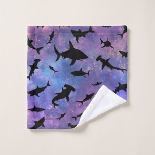 Simple requin mâchoires baleine motif de galaxie o