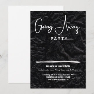 simple retrait des invitations à la fête