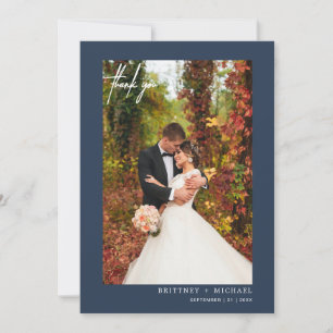 Simple Script Dusty Marine Merci photo moderne