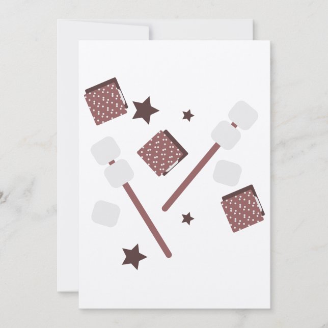 Simple Smores Cookies Feu de camp Salutation (Devant)