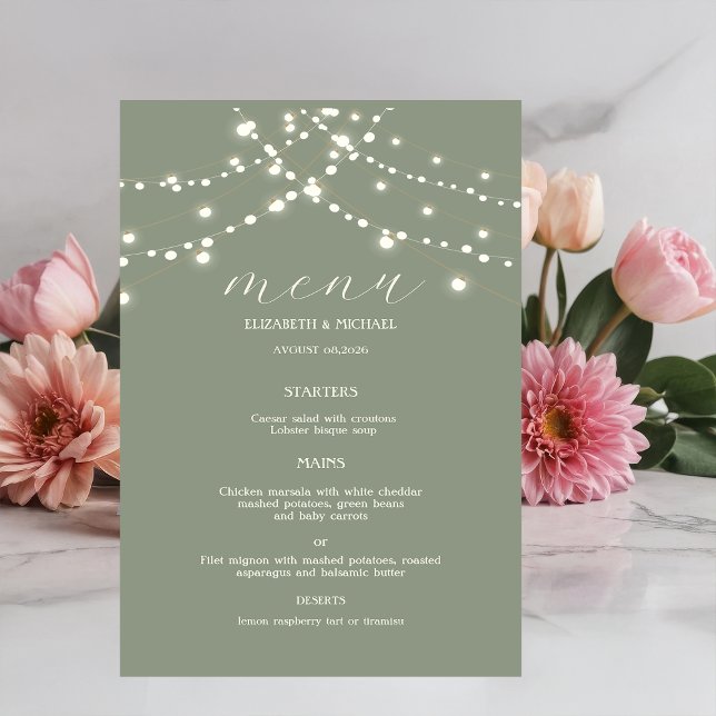 Simple String Lights Sage Green  (Créateur téléchargé)