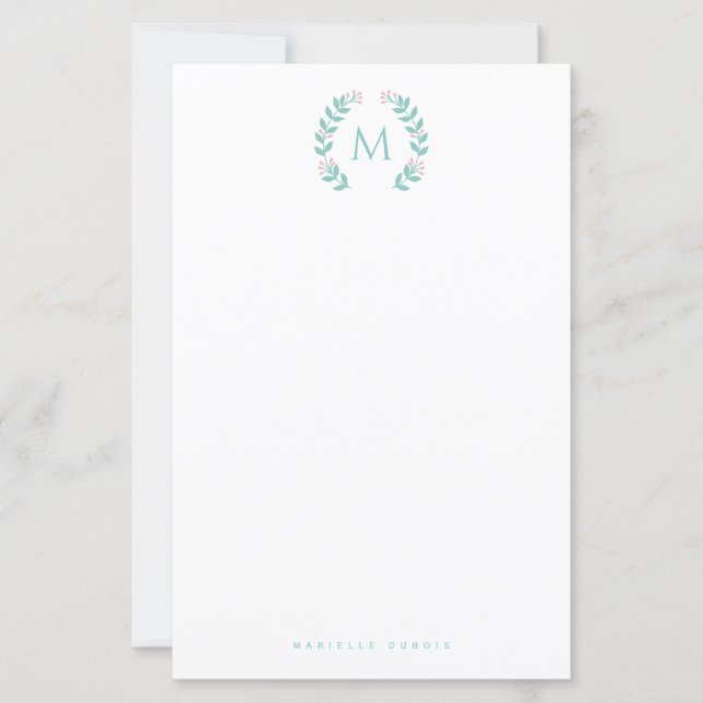 Simple Styled Monogram stationary (Devant)
