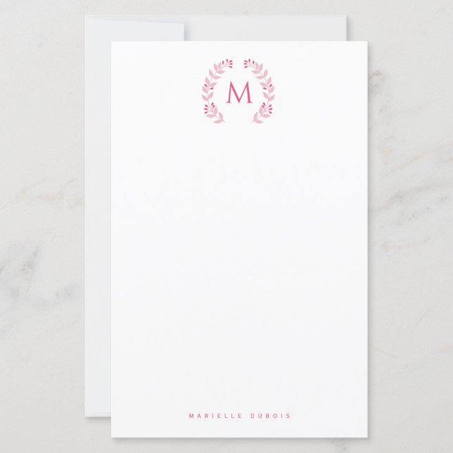 Simple Styled Monogram stationary (Devant)