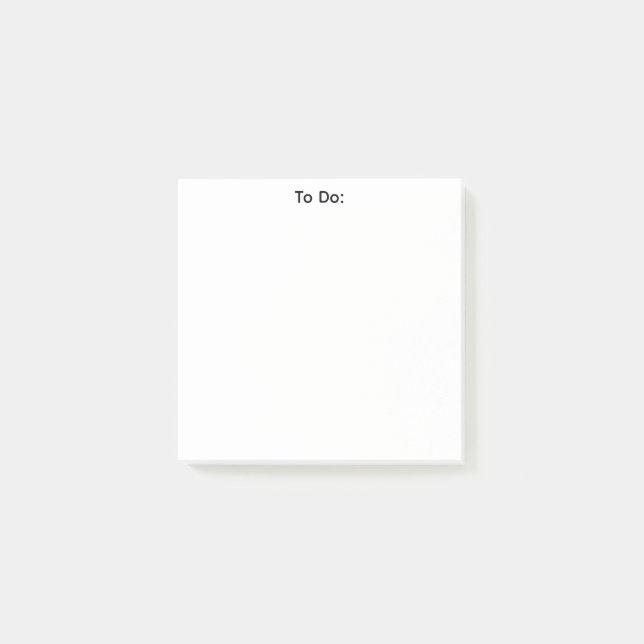 Simple To Do List - Post-It Notes (Devant)