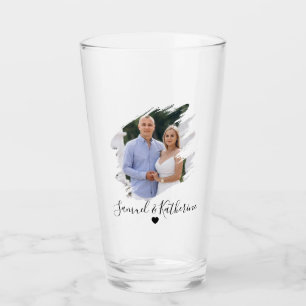 Simple Verre à Bière pour Couple Amoureux de la Sa