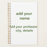 Simple vert minimal ajouter votre nom de texte pho<br><div class="desc">conception</div>