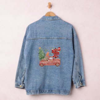 Simple veste en jean stylée et cool pour Noël