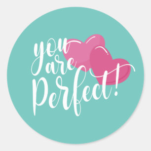 Simple Vous Êtes Parfait Valentine Sticker