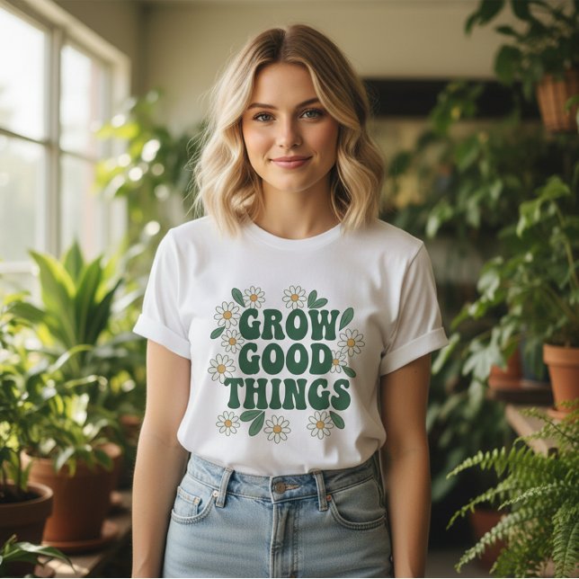 Simple Womens Tshirts Daisy Minimalist  (Créateur téléchargé)