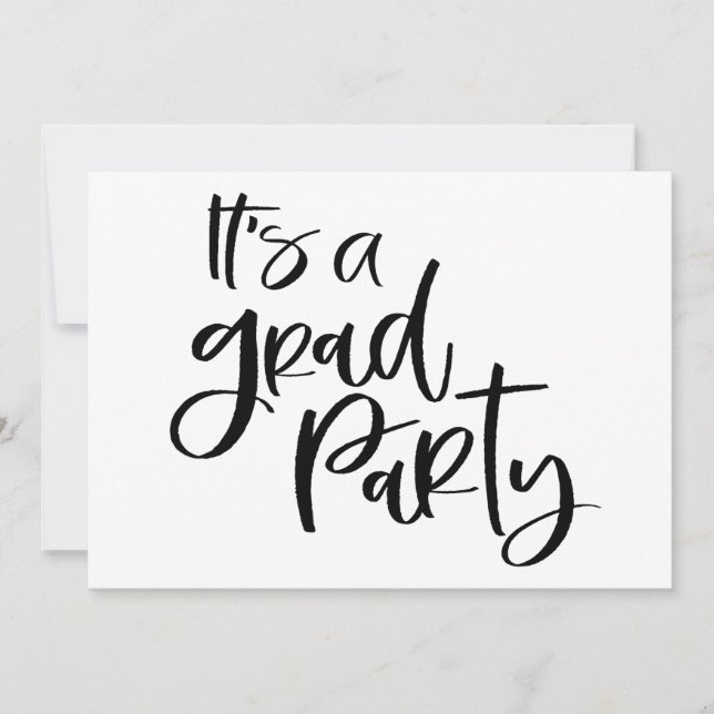SIMPLEMENT GRAND Invitation à une FÊTE DE FIN D'ÉT (Devant)