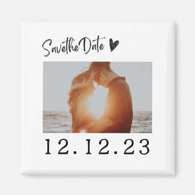 Simplement & Lovely Save the Date Magnet (Devant)
