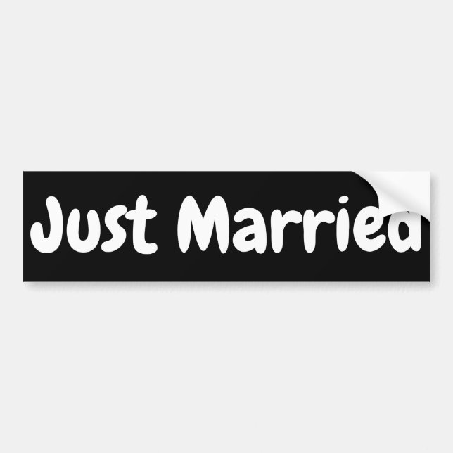 SIMPLEMENT MARIÉ Sticker pare-chocs 11" #4 Font BL (Devant)