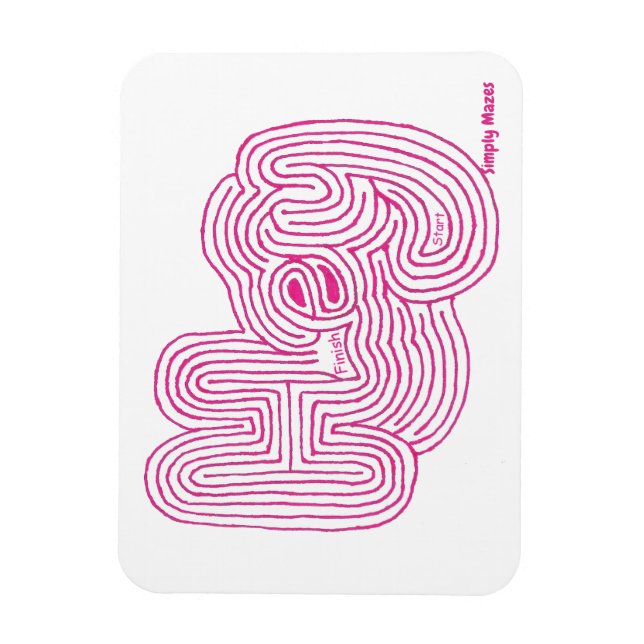 Simplement Mazes "Hey" Maze Magnet (Vertical)