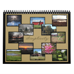 Simplicité - Calendrier photographique