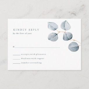 Simplicité de l'eucalyptus   Réponse mariage