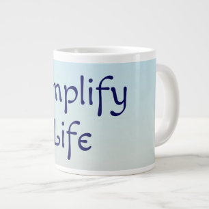Simplifier la vie Jumbo Café Mug