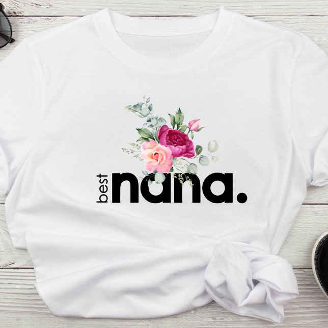 Simply Chic Best Nana Basic Woman's Basic T-shirt (Créateur téléchargé)
