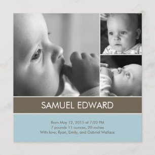 Simply Lovely - 3 photos Faire-part de naissance