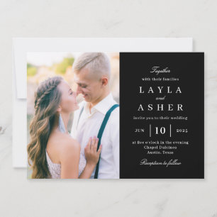 Simply United Photo Faire-part de mariage SUN