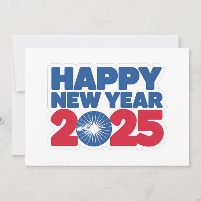 Sincères Vœux pour la Carte de Vœux 2025 (Devant)