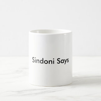 Sindoni dit la tasse