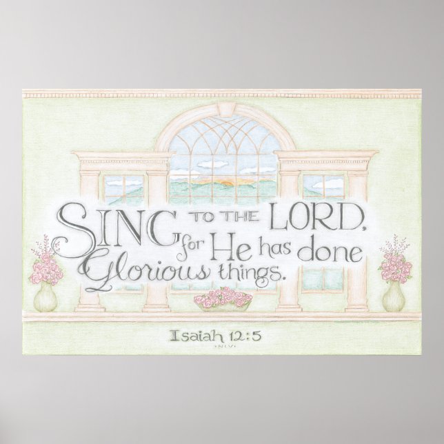 Sing to the Lord Poster (Devant)