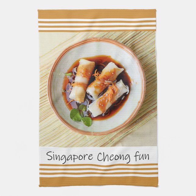 Singapour Cheong Fun Cuisine Serviette (Vertical)