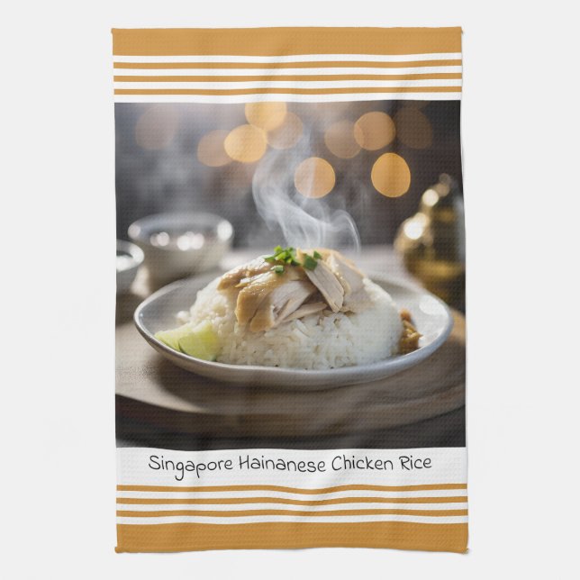 Singapour Hainanese Riz Cuisine Serviette (Vertical)