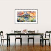 Singapour - Impression d'art archivistique