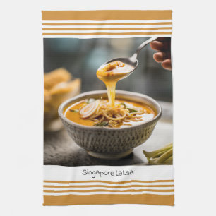 Singapour Laksa Serviette de cuisine