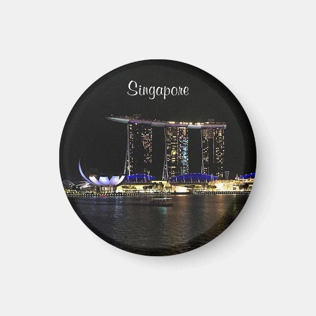 Singapour Marina Bay Sands #1 Magnet (Devant)
