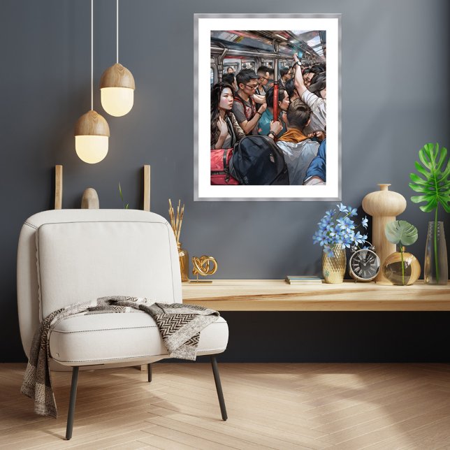 Singapour MRT - Impression d'art d'archives (Singapore MRT Art Print)