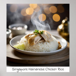Singapour Riz de poulet hainanais - Impression d'a