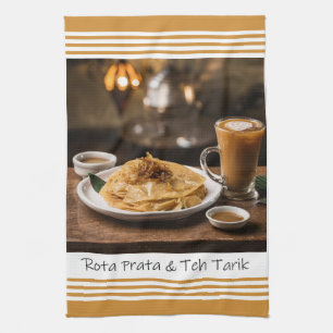 Singapour Roti Prata Et Le Serviette De Cuisine Ta