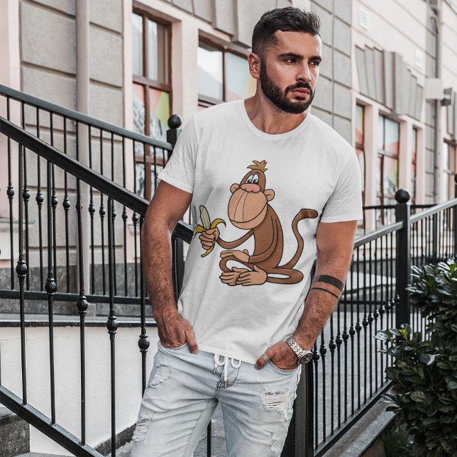 Singe Avec T-shirt Banane (Créateur téléchargé)