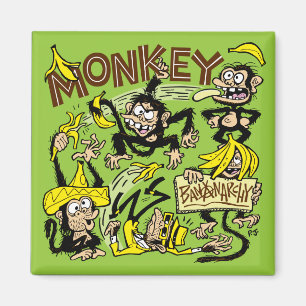 Singe - Bananarchy ! Aimant