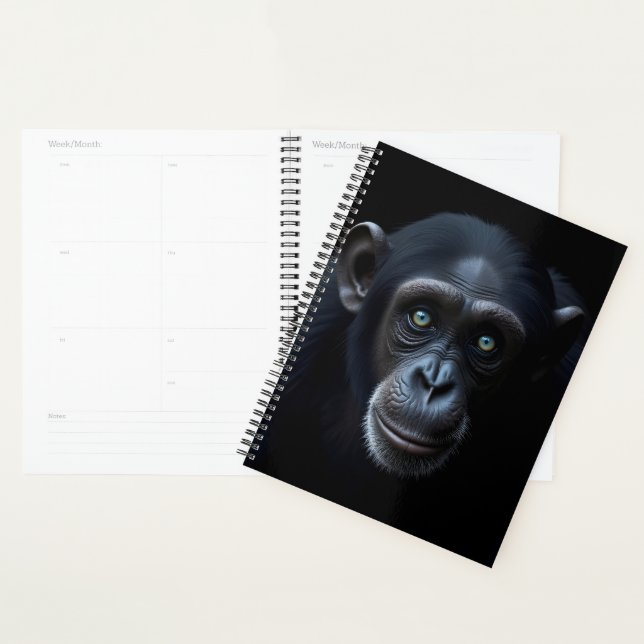 Singe Chimpanzé Noir (Devant avec enveloppe)