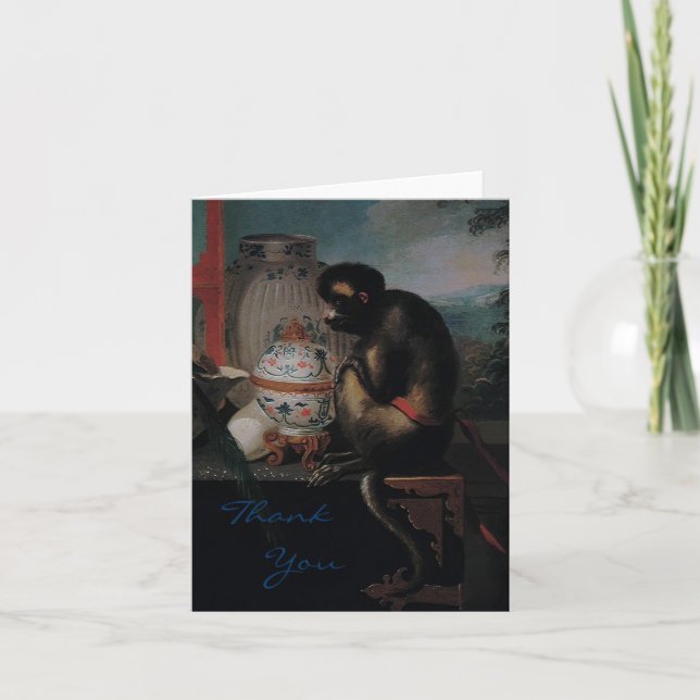 Singe curieux ~ Carte / Invitations (Devant)