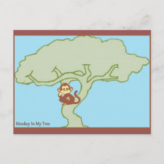 Singe Dans Mon Arbre Cartes Postales