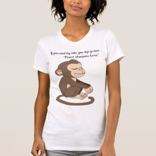 Singe de Confiance Calme – T-Shirt Minimal Lifesty
