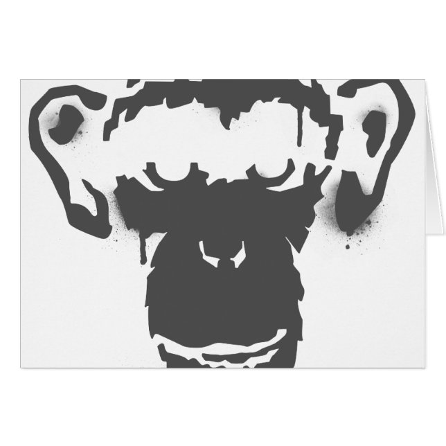 Singe de graffiti (Devant horizontal)